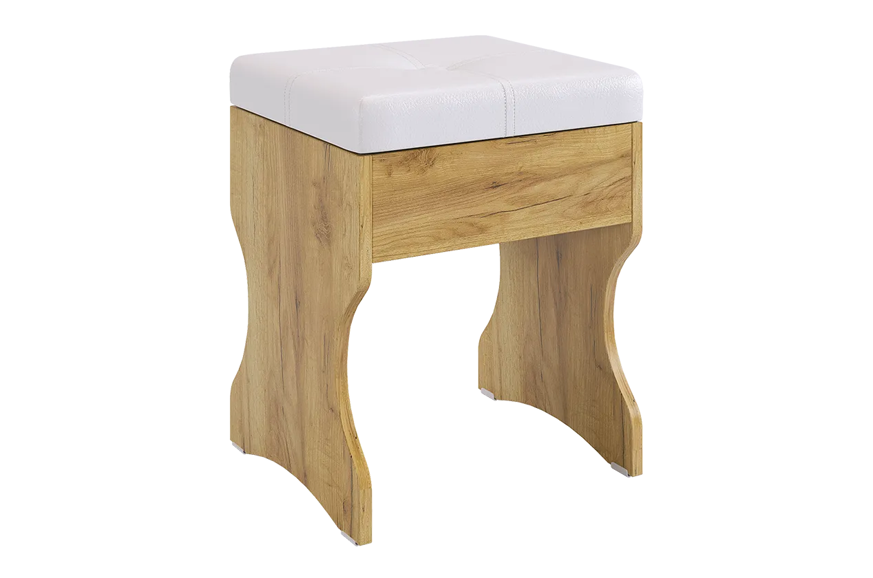 Пуф Виктория-1 дуб крафт золотой в Радужном - raduzhnyj.mebel-tymen.ru | фото