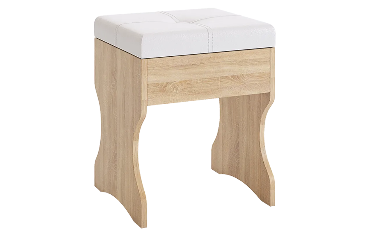 Пуф Виктория-1 дуб сонома в Радужном - raduzhnyj.mebel-tymen.ru | фото