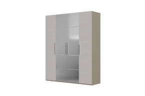 Вива Шкаф распашной ШР-4 2 зеркала Латте/Текстиль в Радужном - raduzhnyj.mebel-tymen.ru | фото