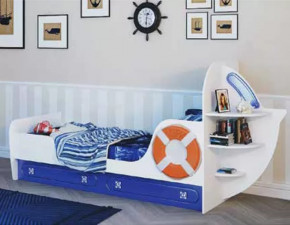 "Яхта-1" Кровать в Радужном - raduzhnyj.mebel-tymen.ru | фото